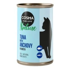 Cosma Nature Saver Pack 12 X 140g -Zooplus Shop 104066 pla cosma nature tunaanchovy 140g 6