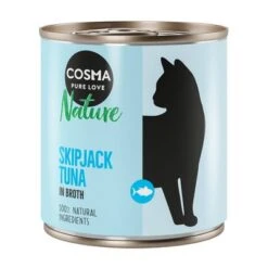 Cosma Nature 6 X 280g -Zooplus Shop 104073 pla cosma nature skipjack 280g 6