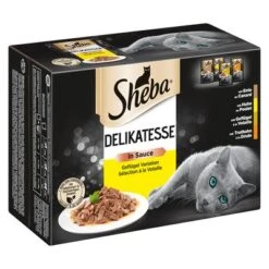 Sheba Pouches Select Slices In Gravy Saver Pack 96 X 85g -Zooplus Shop 107296 pla sheba multipack delikatesse in sauce 2