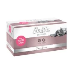 Smilla Fine Menu Saver Pack 24 X 100g -Zooplus Shop 108598 pla finemen gefl gelkalb 8x100g 0