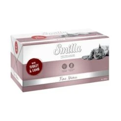 Smilla Fine Menu Saver Pack 24 X 100g -Zooplus Shop 108601 pla finemenu putelamm 8x100g 8