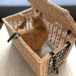 Aumüller Wicker Basket Cat Den -Zooplus Shop 109499 aumuller katzentransportkorb wohnhohle 02 2