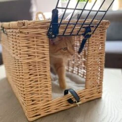 Aumüller Wicker Basket Cat Den -Zooplus Shop 109499 aumuller katzentransportkorb wohnhohle 03 9