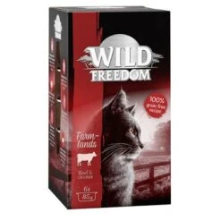 Wild Freedom Adult Trays Saver Pack 24 X 85g -Zooplus Shop 111606 pla wildfreedom farmlands 6x85g 8