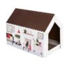 XL Cat Den With Scratching Pad Winter Edition -Zooplus Shop 116301 pla xl katzenhaus home inkl kratzbrett fg 3643 9