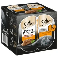 Sheba Perfect Portions Mega Pack 64 X 37.5g -Zooplus Shop 127999 pla sheba perfect portions truthahn 48x37 5g 7