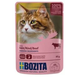 Bozita Chunks In Jelly Pouches 24 X 85g -Zooplus Shop 128399 pla bozita beef in jelly 85g 8 2