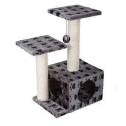 Trixie Cat Tree Valencia -Zooplus Shop 14407 pla valenciatrixiekratzbaum grau 1