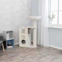 Trixie Vincenzo Cat Tree 15 Trixie Vincenzo Cat Tree -Zooplus Shop 144601 trixie kratzbaum vincenzo creme 120cm hs 07 4