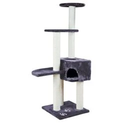 Trixie Alicante Cat Tree -Zooplus Shop 14990 PLA Trixie Alicante Kratzbaum anthrazit 1