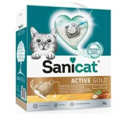 Sanicat Active Gold Clumping Cat Litter