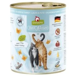 GranataPet DeliCatessen 800 G Tasting Pack -Zooplus Shop 198486 pla granatapet delicatessen lachs pute 800g hs 01 3
