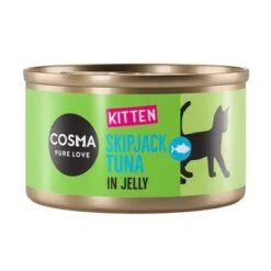 Cosma Original Kitten Saver Pack 24 X 85g -Zooplus Shop 203438 pla cosma kitten skipjacktuna jelly 85g 1000x1000 0