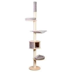 Natural Paradise Ceiling Cat Tree - Magnolia 12 Natural Paradise Ceiling Cat Tree - Magnolia -Zooplus Shop 203826 natural paradise deckenspanner magnolia hellgrau hs 03 1