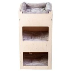 Natural Paradise Scratching Barrel - Daisy -Zooplus Shop 203827 pla naturalparadise kratztonne daisy hellgrau hs 01 0