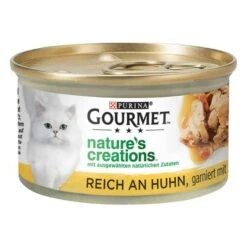 24 X 85g Gourmet Nature’s Creations Wet Cat Food - 25% Off!* -Zooplus Shop 206261 nestle gourmet natures creations huhn 85g hs 02 0