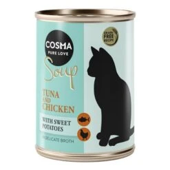 Cosma Soup Saver Pack 24 X 100g -Zooplus Shop 274518 pla cosma soup tunachicken 100g 1000x1000 4