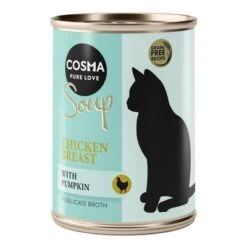 Cosma Soup Saver Pack 24 X 100g -Zooplus Shop 275396 pla cosma soup chicken 100g 1000x1000 8