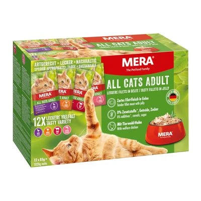MERA All Cats Adult Mixed Pack 12 X 85g