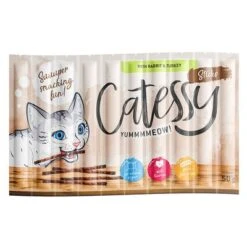 Catessy Sticks Super Saver Pack 150 X 5g -Zooplus Shop 296002 pla catessysticks rabbitturkey 10x5g hs 01 0