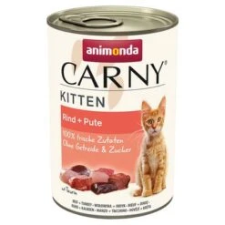 Animonda Carny Kitten 12 X 400g -Zooplus Shop 311402 pla carny kitten rind pute 400g hs 01 7