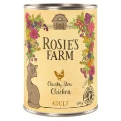 Rosie's Farm Adult Chunky Stew With Chicken -Zooplus Shop 315096 pla rosie sfarm adult chicken 400g 0 1