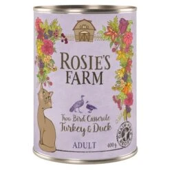 Rosie's Farm Adult Saver Pack Cans 24 X 400g 14 Rosie's Farm Adult Saver Pack Cans 24 X 400g -Zooplus Shop 315196 pla rosie sfarm adult casseroleturkeyduck 400g 5