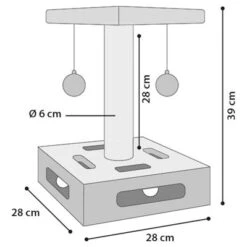 Flamingo Cat Tree Cya 1 -Zooplus Shop 348896 flamingo kratzbaum cya1 hs 02 4