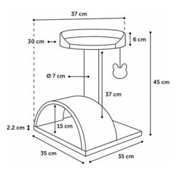 Flamingo Cat Tree Gene -Zooplus Shop 348899 flamingo kratzbaum gene hs 03 2