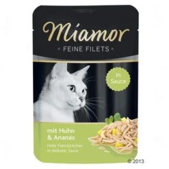 Miamor Fine Filets In Sauce Saver Pack 24 X 100g -Zooplus Shop 370119 miamorfeinefiletsananas 6