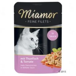 Miamor Fine Filets In Sauce Saver Pack 24 X 100g -Zooplus Shop 370119 miamorfeinefiletsthun 1