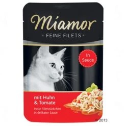 Miamor Fine Filets In Sauce Saver Pack 24 X 100g -Zooplus Shop 370119 miamorfeinefiletstomate 0