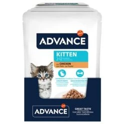 Advance Kitten Chicken -Zooplus Shop 374500 advance kitten huhn 12x85g hs 02 7