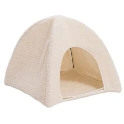 Fleecy Sheepskin Cat Den