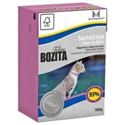 Bozita Feline Tetra Pak Saver Pack 16 X 190g 17 Bozita Feline Tetra Pak Saver Pack 16 X 190g -Zooplus Shop 47523 PLA Bozita Feline Tetrapack Hair Skin Sensitive 190g 4
