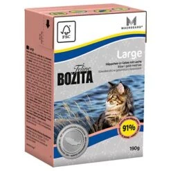 Bozita Feline Tetra Pak Saver Pack 16 X 190g 12 Bozita Feline Tetra Pak Saver Pack 16 X 190g -Zooplus Shop 55026 PLA Bozita Feline Tetrapack Large 190g 5