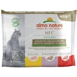 Economy Pack Almo Nature HFC Natural Pouch 12 X 55 G -Zooplus Shop 63188 pla almo nature hfc natural pouch huhnmix 5