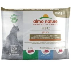 Almo Nature HFC Jelly Pouches Saver Pack 24 X 55g -Zooplus Shop 63189 pla almo nature hfc jelly pouch thunfischmix 9 1
