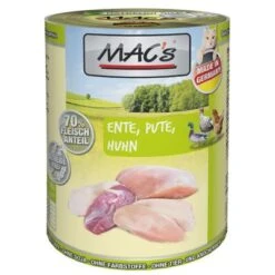 MAC's Cat Saver Pack 18 X 400g -Zooplus Shop 63602 pla macs ente rind pute 400g 6