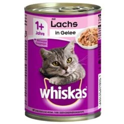 Whiskas 1+ Cans 12 X 400g -Zooplus Shop 64738 whiskas 1 mitlachsingeleedose 9