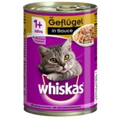 Whiskas 1+ Cans 12 X 400g -Zooplus Shop 64797 whiskas 1 mitgefluegelmitsaucedose 7