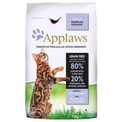 7.5kg Applaws Dry Cat Food + 3 X Applaws Cats Loin Free!* -Zooplus Shop 64846 PLA rgb Applaws Huhn mit Ente 7 5kg 6 6