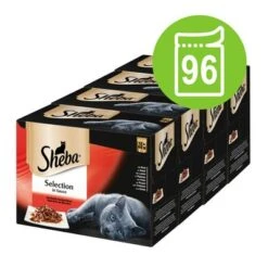Sheba Pouches Select Slices In Gravy Saver Pack 96 X 85g