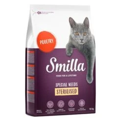 Smilla Dry Cat Food Economy Packs 2 X 10kg -Zooplus Shop 66884 pla smilla sterilised poultry 10kg 9