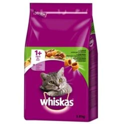 Whiskas Dry Cat Food Economy Packs -Zooplus Shop 68380 pla whiskas 1 lamm 3 8kg 5