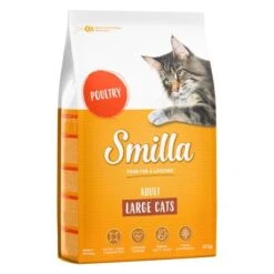 Smilla Dry Cat Food Economy Packs 2 X 10kg -Zooplus Shop 70626 pla smilla largecats poultry 10kg 4