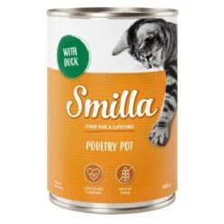 Smilla Tender Poultry Saver Pack 24 X 400g 15 Smilla Tender Poultry Saver Pack 24 X 400g -Zooplus Shop 71144 pla jubil um smilla poulrypot duck 400g 5