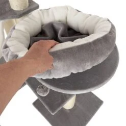 Gingerbread Cat Tree With Ladder - XXL -Zooplus Shop 72125 knusperhaeuschen xxl fg 9403 0