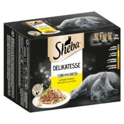 Sheba Pouches Select Slices In Gravy Saver Pack 96 X 85g -Zooplus Shop 74935 pla sheba selection gefluegel variationen gelee 85g 6
