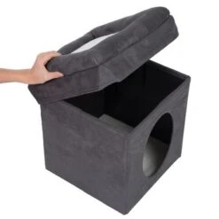 Collapsible Cube Cat Den 14 Collapsible Cube Cat Den -Zooplus Shop 75294 foldable cube fg 3686 6